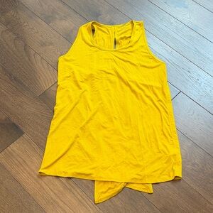 Athleta Yellow Sleeveless Women's Top Large
